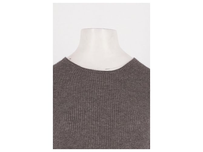Autre Marque Graues Kaschmir-Top - Ansicht 5