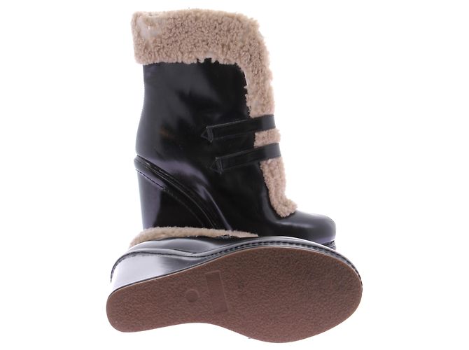 Botas de cuña Marc by Marc Jacobs piel negra 38.5 - vista 5