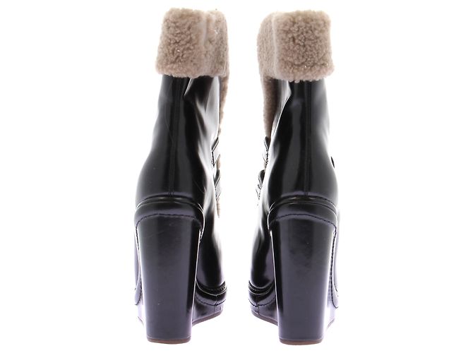 Botas de cuña Marc by Marc Jacobs piel negra 38.5 - vista 7