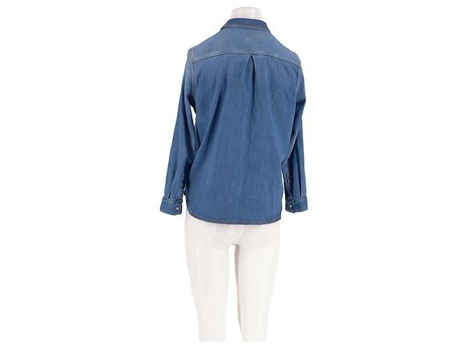 Zadig & Voltaire Camisa de algodón azul - vista 2