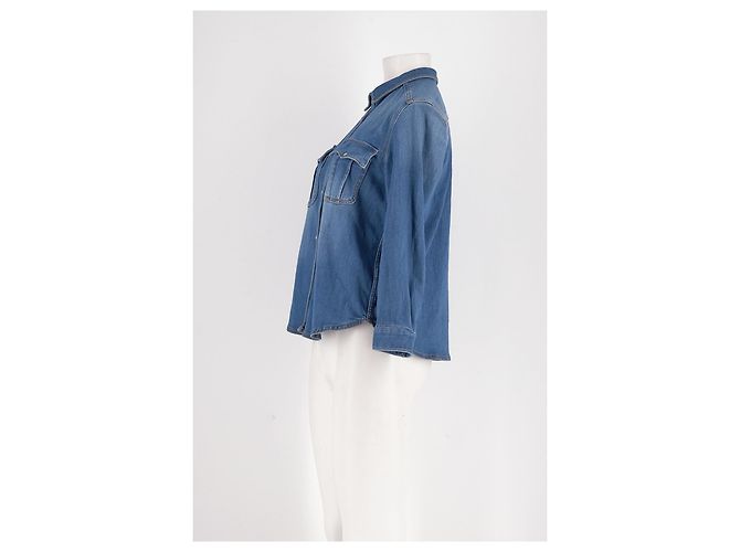 Zadig & Voltaire Camisa de algodón azul - vista 3