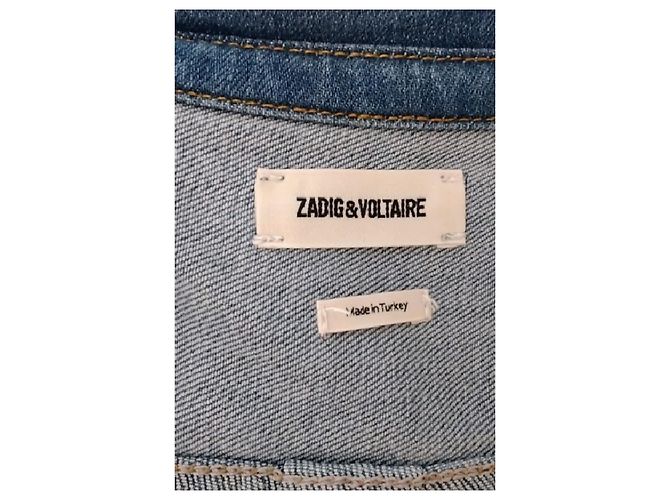 Zadig & Voltaire Camisa de algodón azul - vista 7