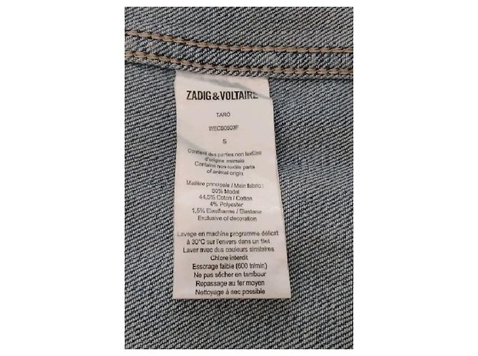 Zadig & Voltaire Camisa de algodón azul - vista 8