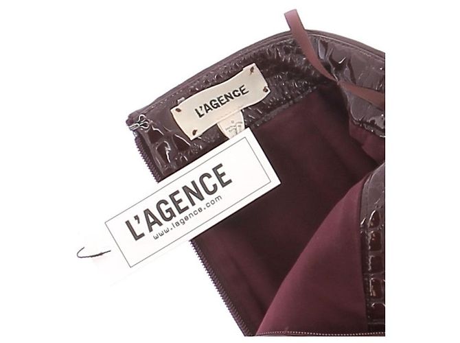 L'Agence Falda lápiz Violetta bordeaux - vista 5