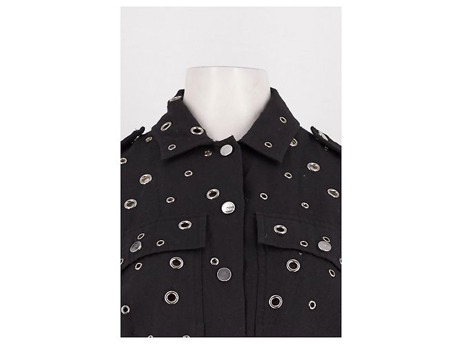 Laurence Bras Camicia in lana nera - vista 5