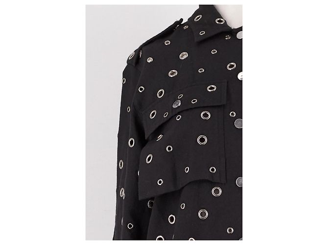 Laurence Bras Camicia in lana nera - vista 6