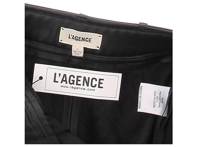 L'Agence Shorts Schwarz Polyester - Ansicht 5