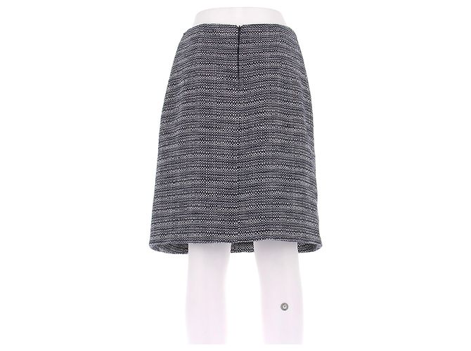 Falda de tweed azul marino Carven - vista 2