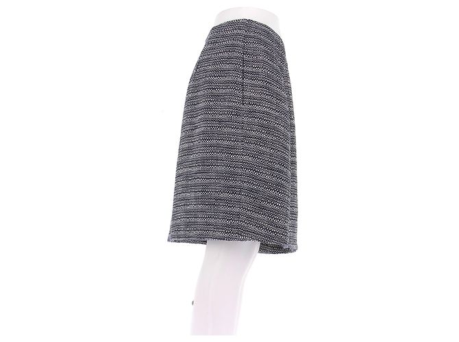 Falda de tweed azul marino Carven - vista 3