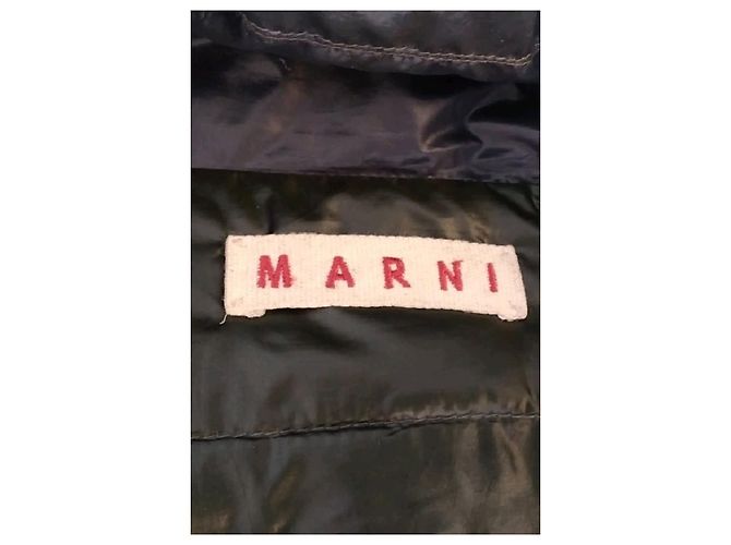 Marni Mittellanger grauer Steppmantel - Ansicht 7