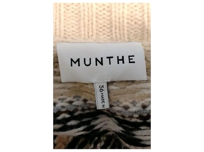Autre Marque Beiger Wollponcho - Ansicht 5