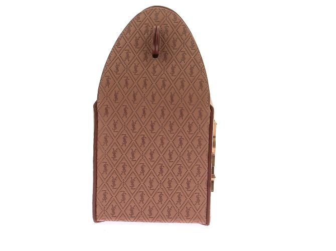 Yves Saint Laurent borsa box "TAKE-AWAY" in pelle goffrata - vista 5