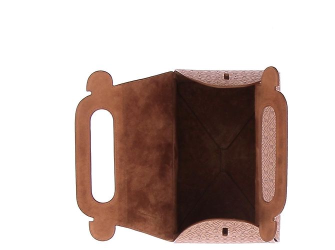 Yves Saint Laurent borsa box "TAKE-AWAY" in pelle goffrata - vista 7