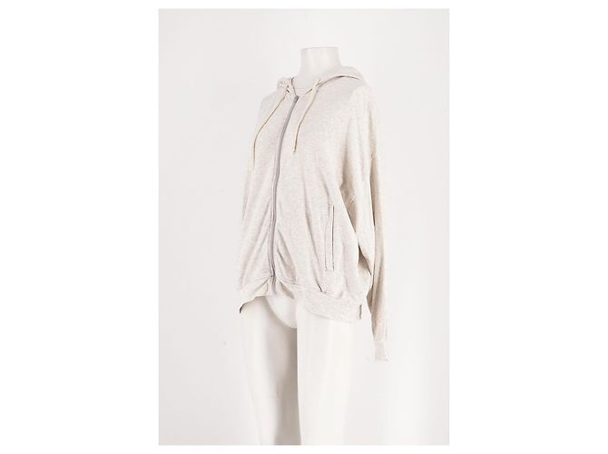 American Vintage Hoodie aus Baumwolle Grau - Ansicht 4