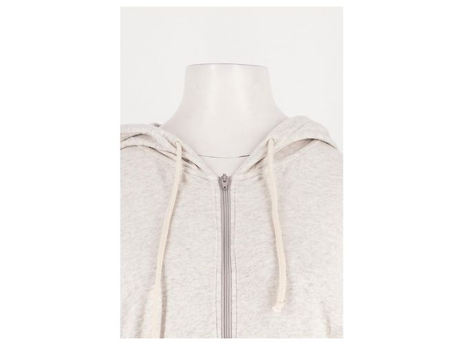 American Vintage Hoodie aus Baumwolle Grau - Ansicht 5
