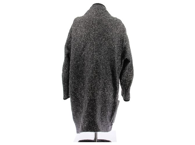 Isabel Marant Grey Wool Coat Size 38 - view 2