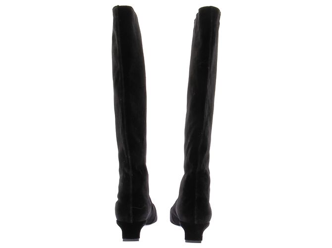 Loulou de Saison Botas de terciopelo negras "Naomi" - vista 7