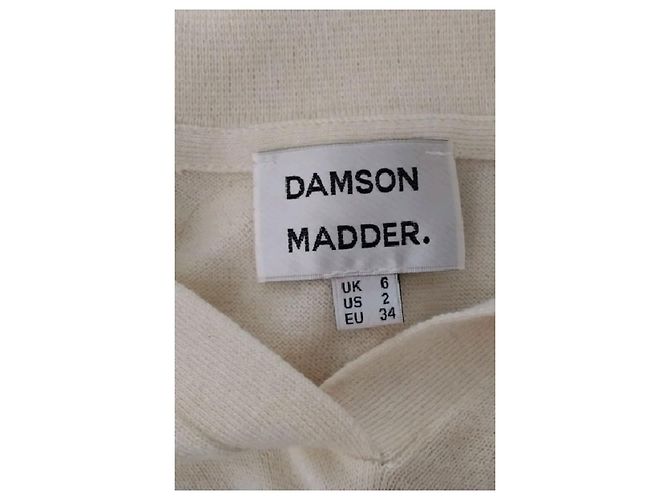 Autre Marque Jersey DAMSON MADDER de algodón blanco cuello alto - vista 7