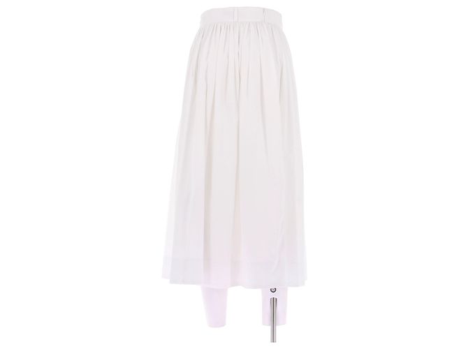 Autre Marque Falda maxi blanca de algodón ANDIATA - vista 2