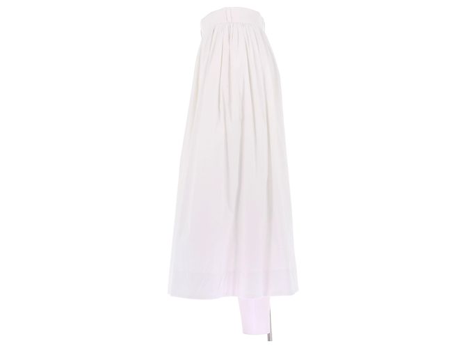 Autre Marque Falda maxi blanca de algodón ANDIATA - vista 4