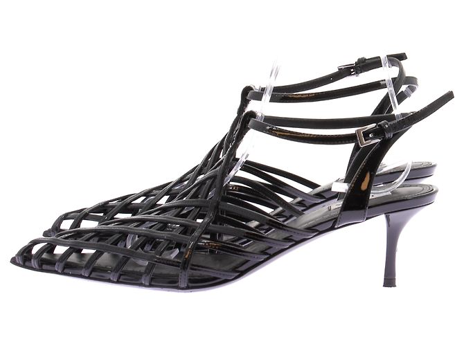 Alaïa Mules intrecciate nere - vista 2