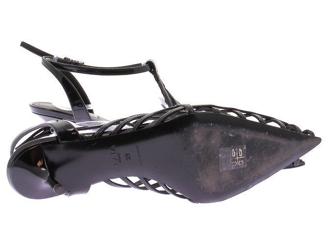 Alaïa Mules intrecciate nere - vista 6