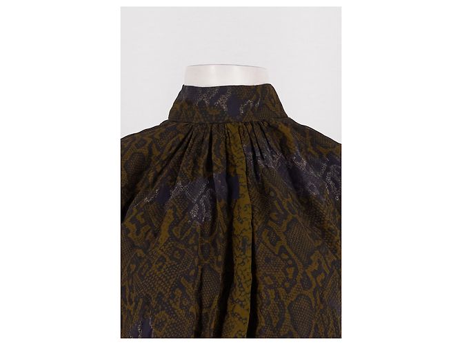 Autre Marque MUMA Maxikleid Khaki Animal Print - Ansicht 5