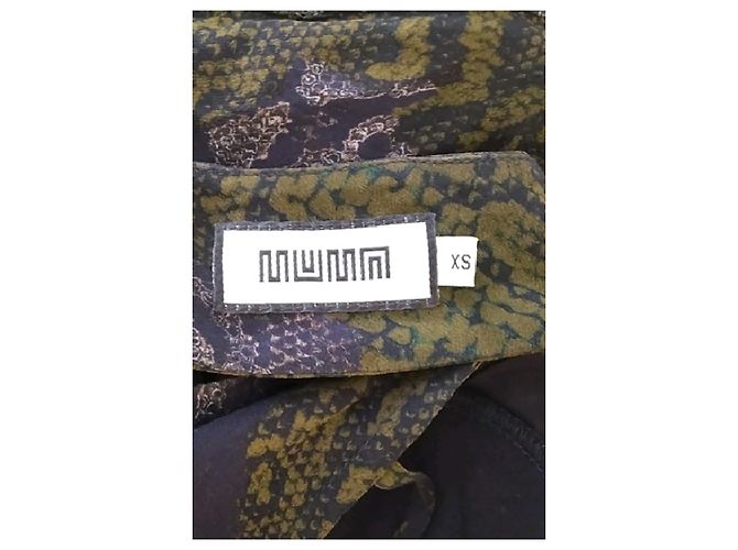 Autre Marque MUMA Maxikleid Khaki Animal Print - Ansicht 7