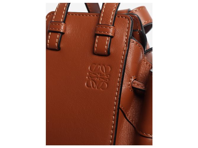 Loewe Mini borsa Hammock 2way marrone - vista 7