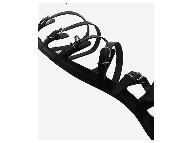 Balenciaga Sandali alti in pelle nera - size EU 37 - vista 5