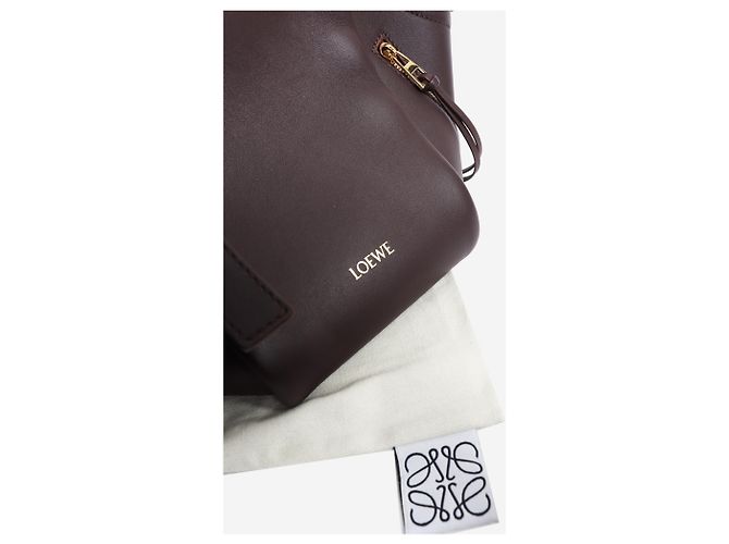 Loewe Bolso Hammock flip Dark chestnut - vista 8