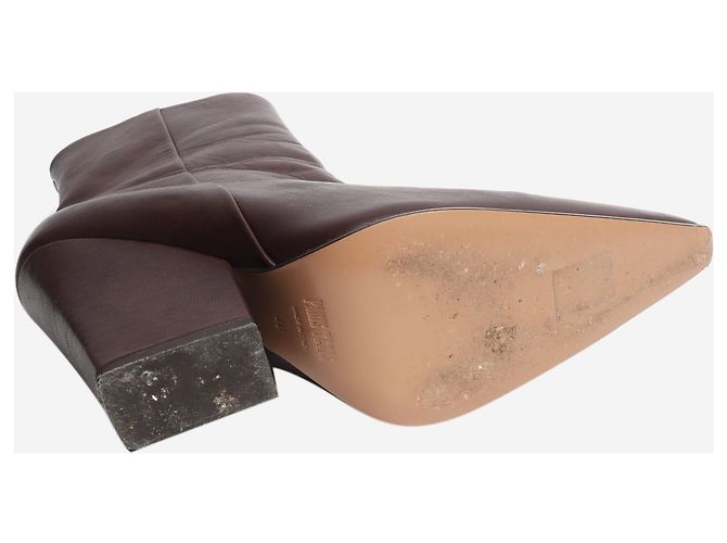 Paris Texas Stivaletti in pelle marrone a punta - size EU 40 - vista 4