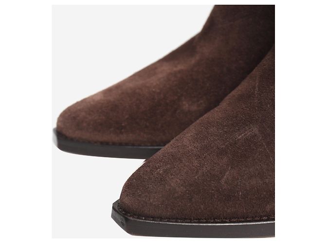 Isabel Marant Botines de ante marrón - talla EU 39 - vista 4