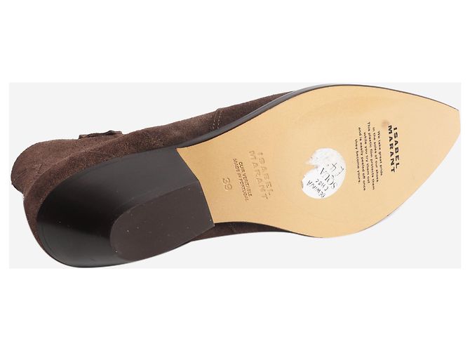 Isabel Marant Botines de ante marrón - talla EU 39 - vista 5