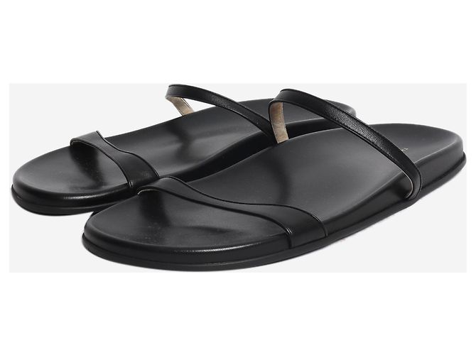 The row Sandali in pelle nera - size EU 40 - vista 2