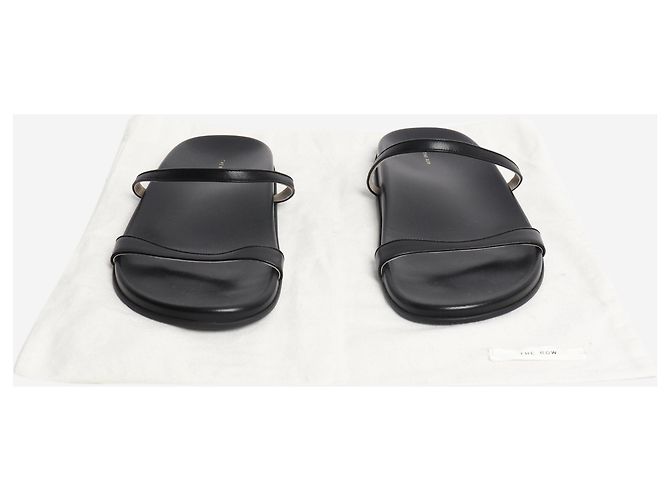 The row Sandali in pelle nera - size EU 40 - vista 7