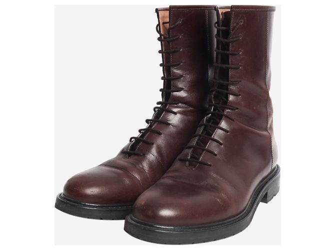Autre Marque Stivaletti stringati cioccolato - size EU 38 - vista 2
