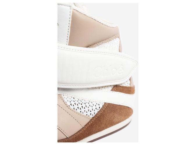 Chloé Sneakers alte Kick marroni e bianche - size EU 39 - vista 3