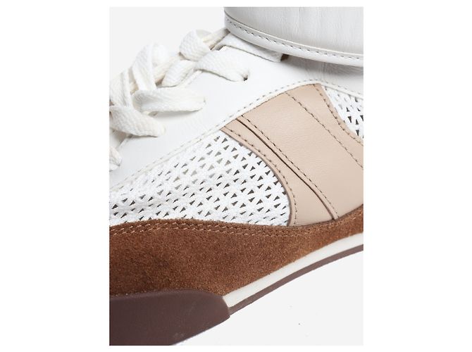 Chloé Sneakers alte Kick marroni e bianche - size EU 39 - vista 4