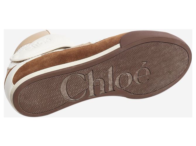 Chloé Sneakers alte Kick marroni e bianche - size EU 39 - vista 5