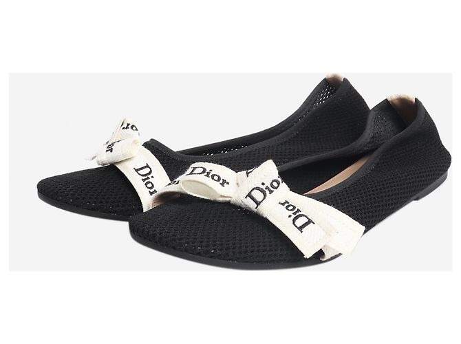 Dior Ballerine in mesh nere - size EU 39 - vista 2