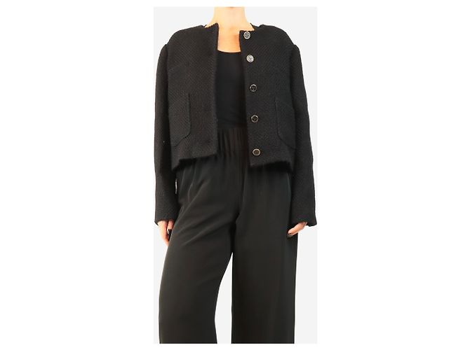 Altuzarra Beanie Jacke schwarz - Größe UK 16 - Ansicht 3
