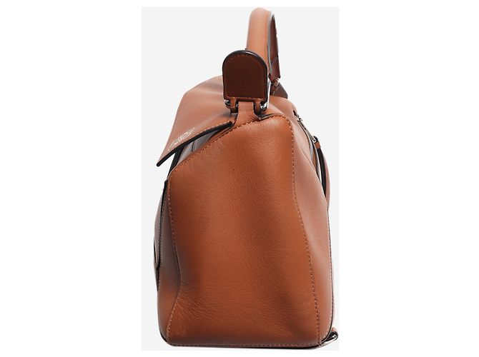 Loewe Borsa Puzzle medium marrone - vista 4