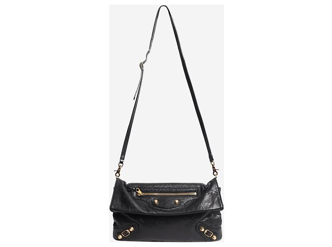 Balenciaga Borsa a tracolla a busta nera - vista 4