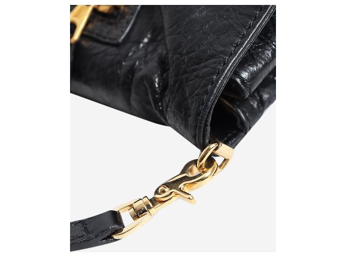 Balenciaga Borsa a tracolla a busta nera - vista 6