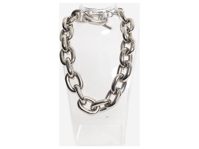 Paco Rabanne Collana a maglie XL argentata - vista 2