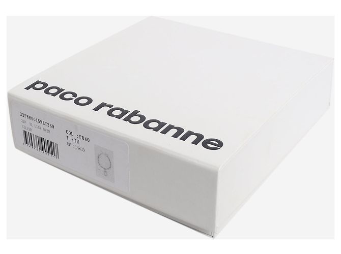 Paco Rabanne Collana a maglie XL argentata - vista 6