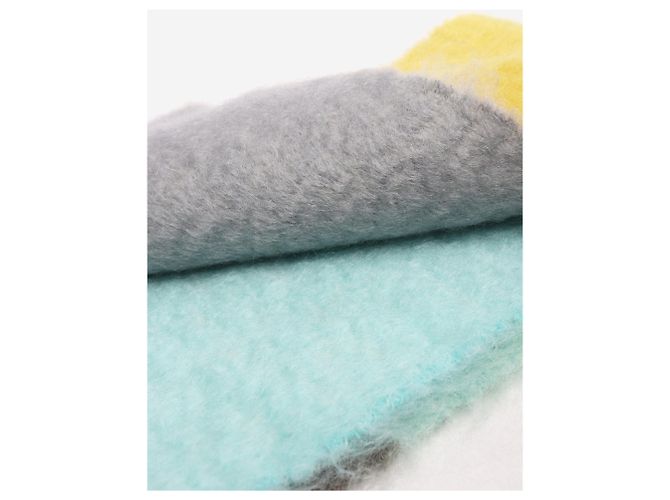 Loewe Sciarpa a righe multicolore in mohair e lana - vista 2