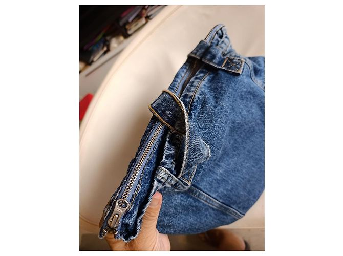 Borsa tote in denim Guess - vista 12