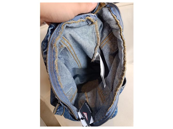 Borsa tote in denim Guess - vista 14